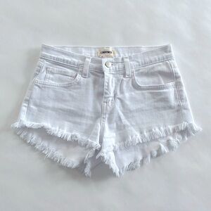 L'Agence White Jean Women's Shorts - Size 24